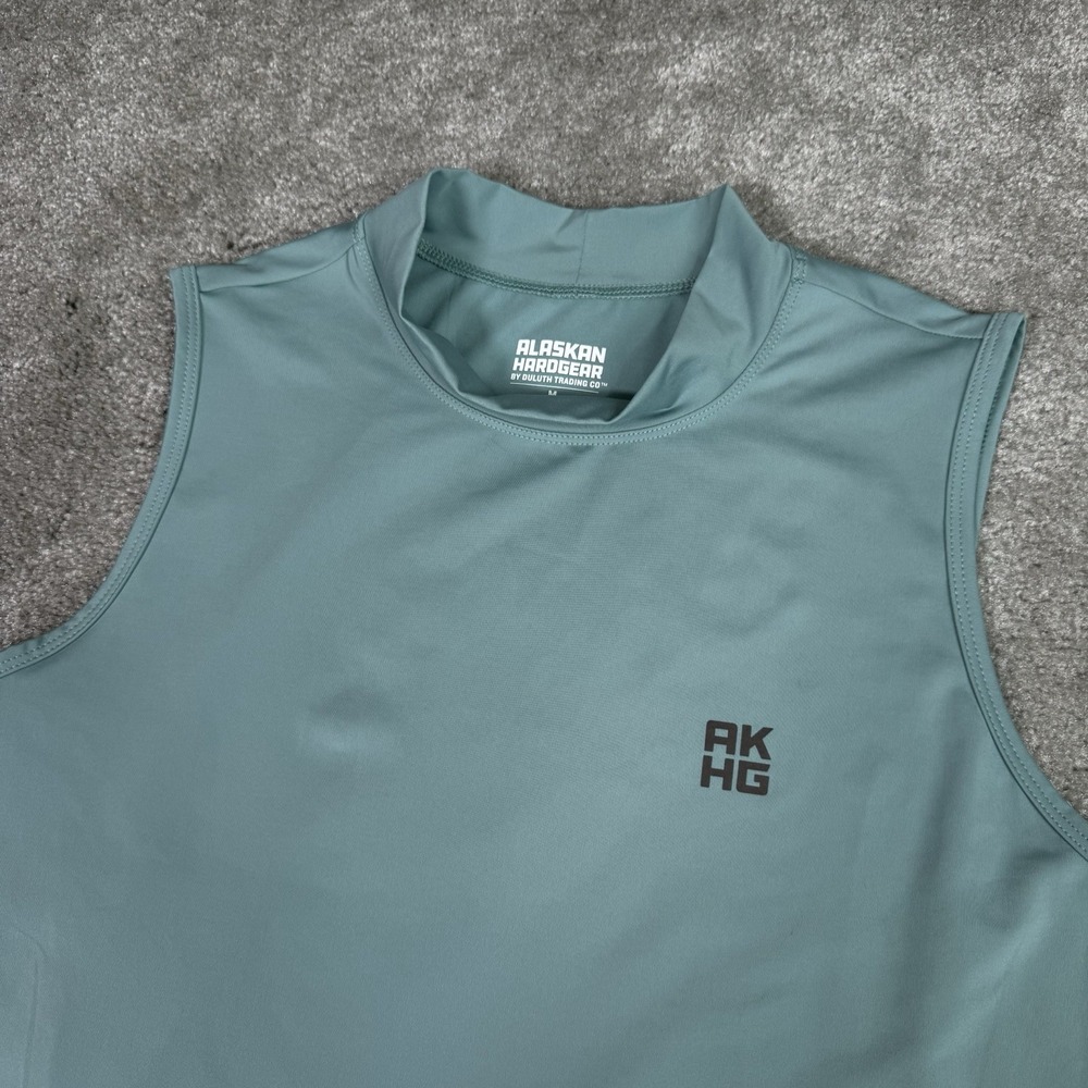 Alaskan Hardgear Top Womens Medium Green Drop Tail Burn Off Sun Tank‎ UPF 50+